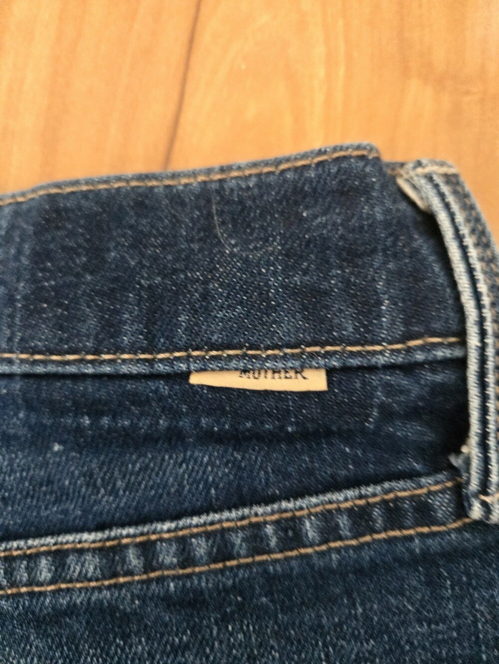 MOTHER Denim "The Scrapper Cuff Ankle Fray" Jeans Size 24 - Picture 4 of 11